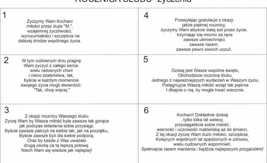 Życzenia na 50 rocznicę ślubu - Jak napisać je szczerze i bez sztampy?