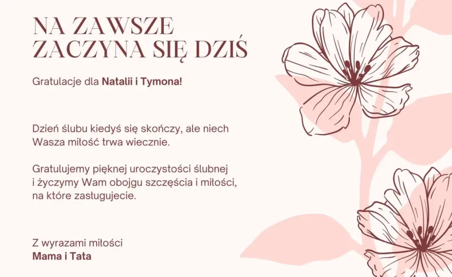 Życzenia na ślub cywilny - Gotowe wzory i jak uniknąć banału?